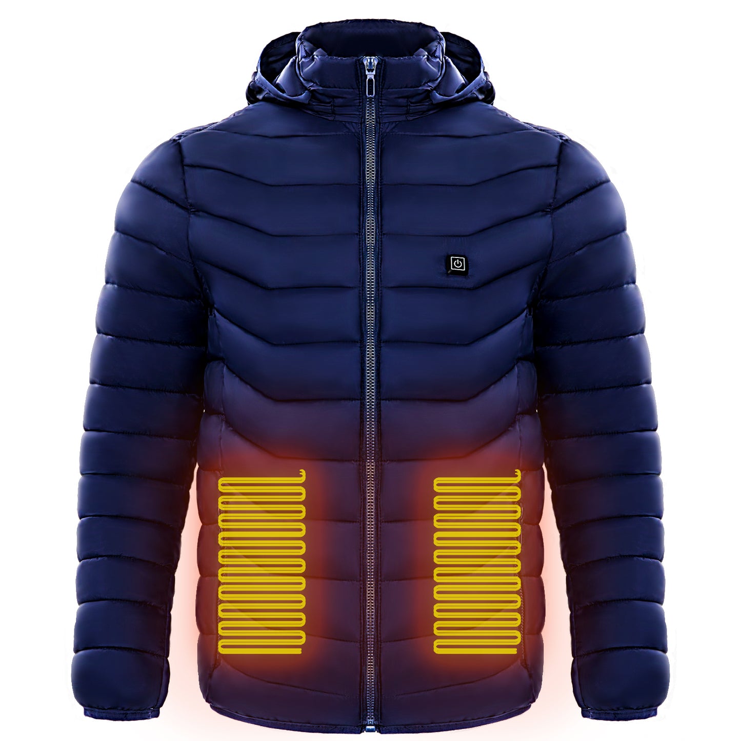 "Chaqueta Térmica para Hombre y Mujer con Calefacción Eléctrica – Abrigo Acolchado con Capucha, Cortaviento e Impermeable para Invierno Extremo"