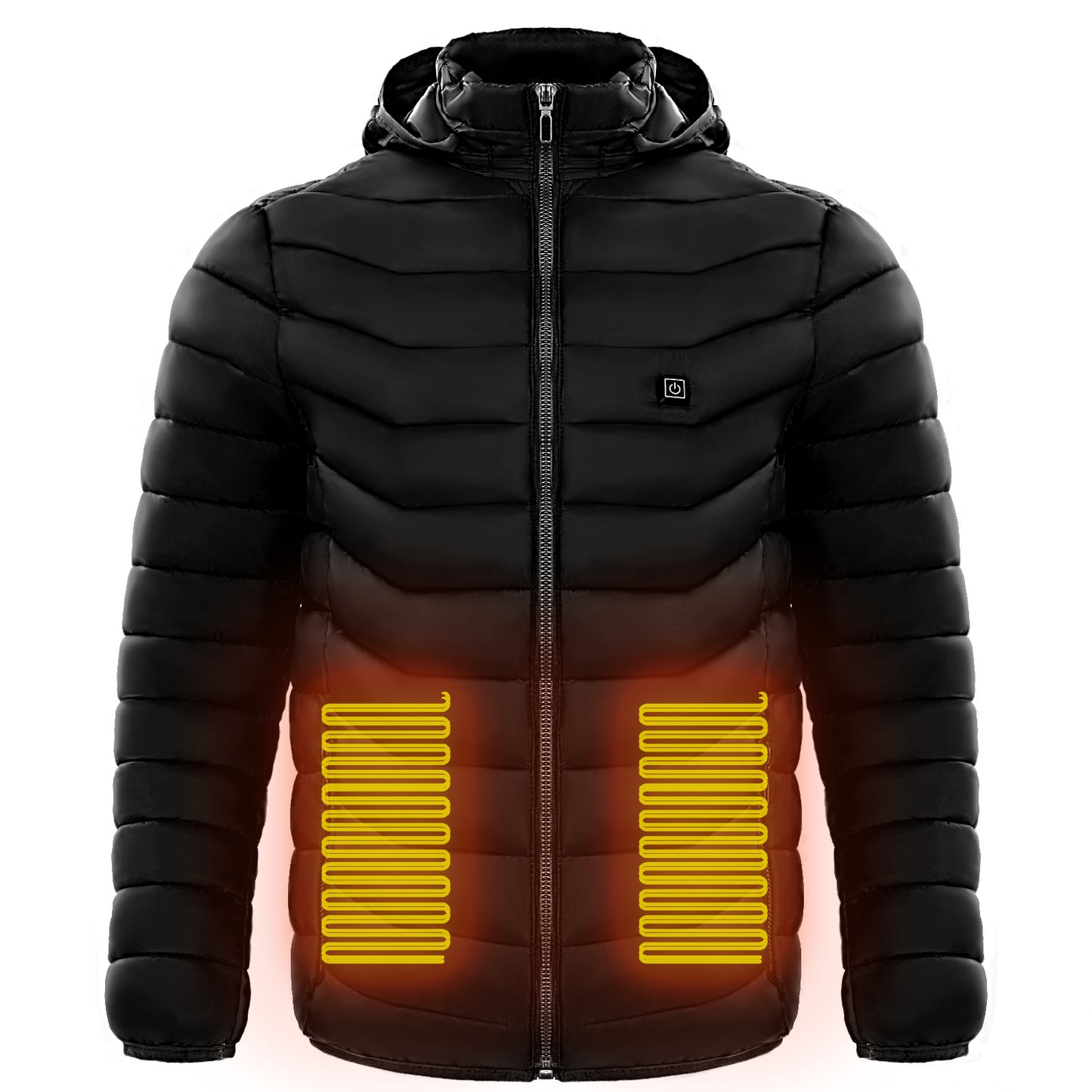 "Chaqueta Térmica para Hombre y Mujer con Calefacción Eléctrica – Abrigo Acolchado con Capucha, Cortaviento e Impermeable para Invierno Extremo"